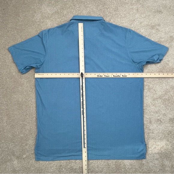 Peter Millar Polo Shirt Adult Extra Large Blue Summer Comfort Golf Preppy Men - Picture 11 of 14